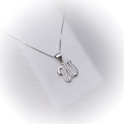 Silver Necklace N172 (Letters)