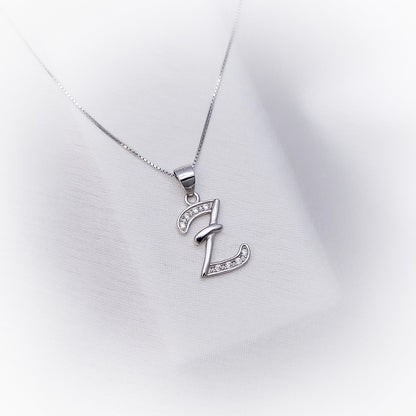 Silver Necklace N172 (Letters)