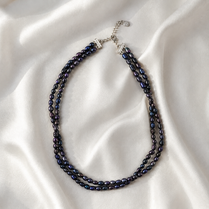 Natural Pearl Beaded Necklace N213