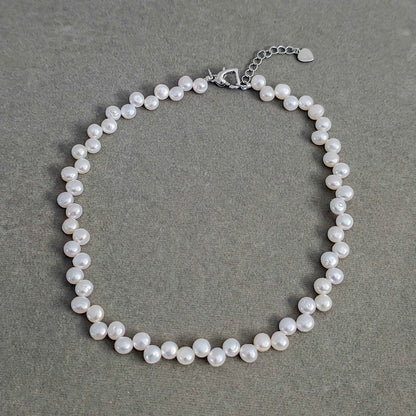 Natural Pearl Beaded Necklace N214