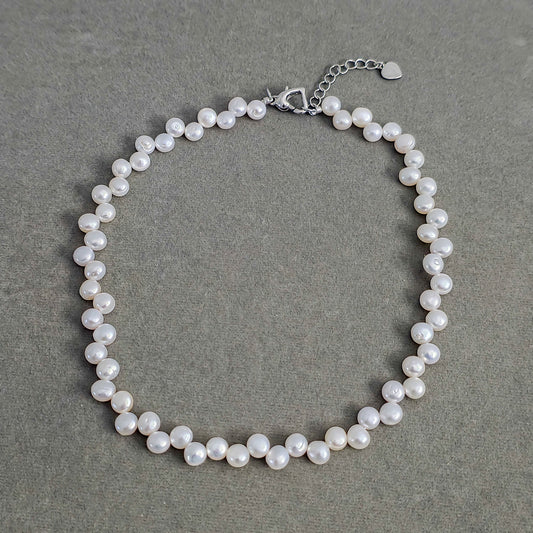 Natural Pearl Beaded Necklace N214