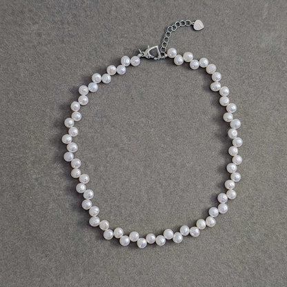 Natural Pearl Beaded Necklace N214