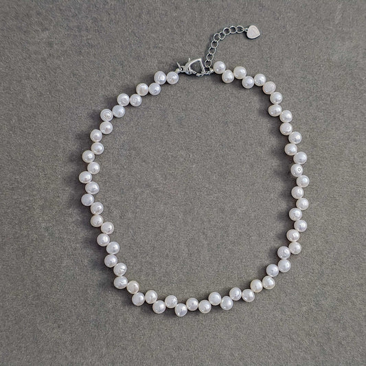 Natural Pearl Beaded Necklace N214