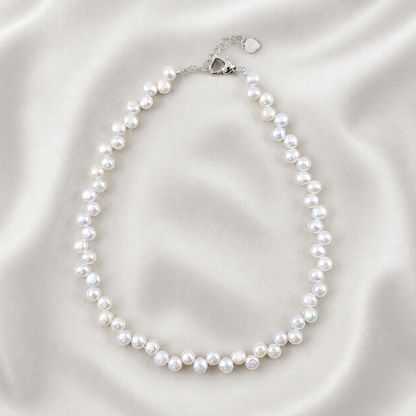 Natural Pearl Beaded Necklace N214