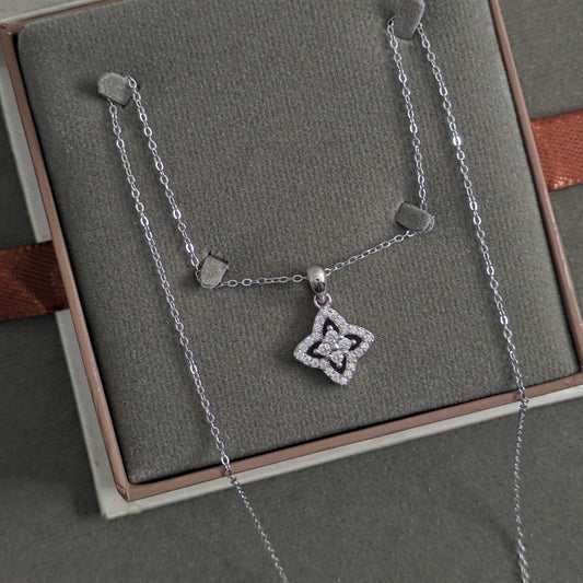 Silver Necklace N224