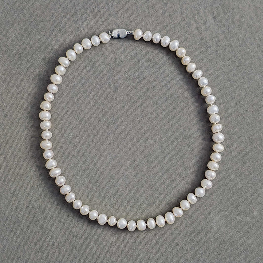 Natural Pearl Beaded Necklace N227
